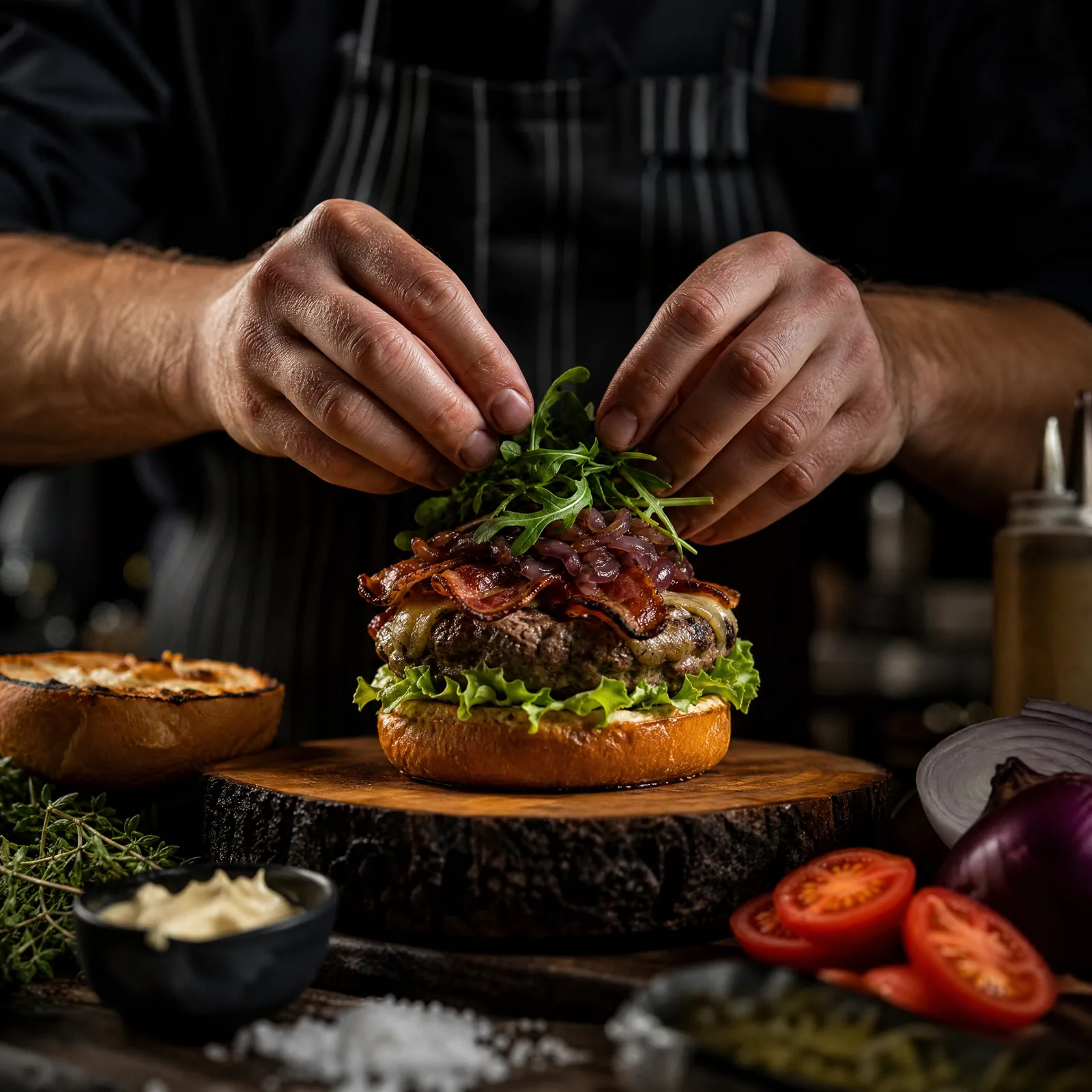 Burger Atelier mutfak ustalığı