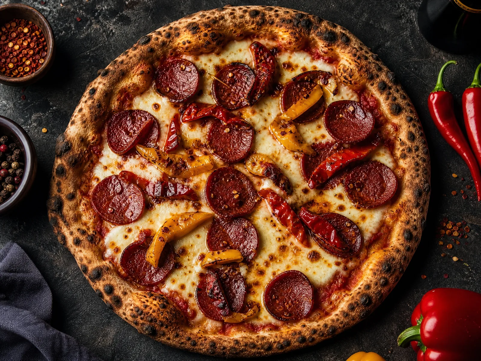 Sucuklu pizza